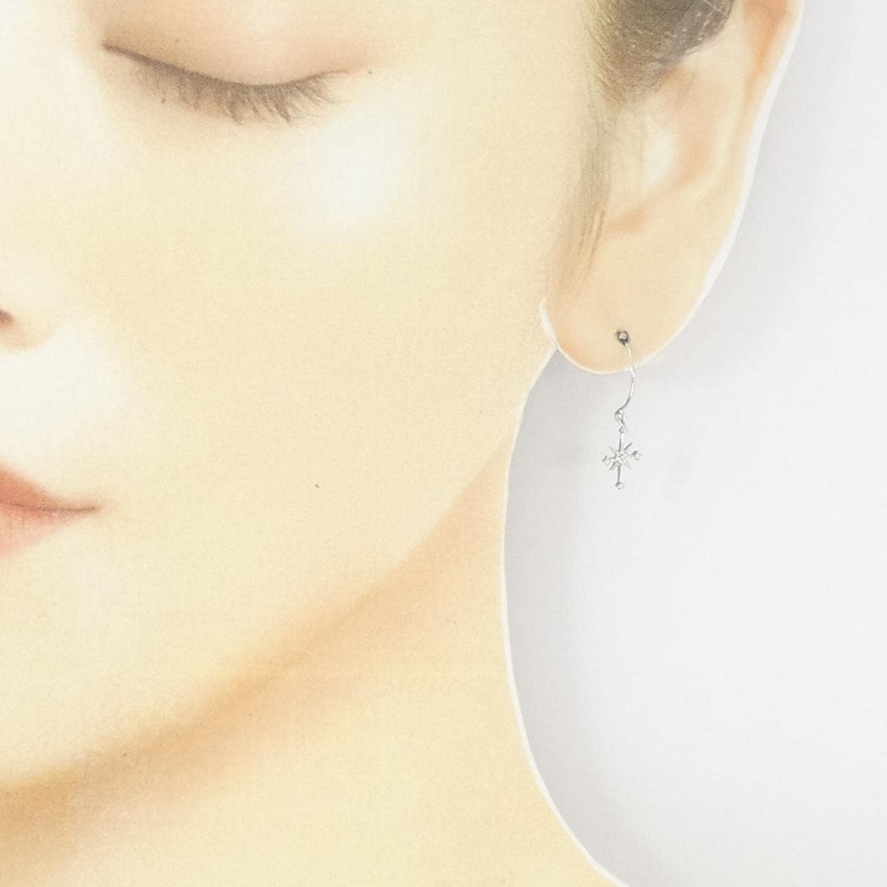 スタージュエリー ダイヤモンド ピアス 0.02CT