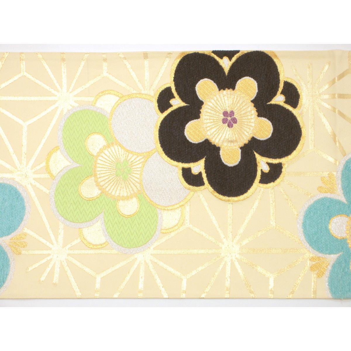 袋帯　モール入り　芯なし仕立