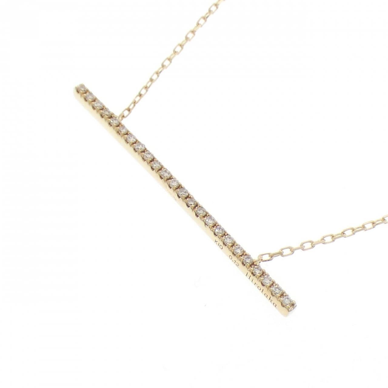 ヒロタカ ゴサマー ネックレス 0.12CT