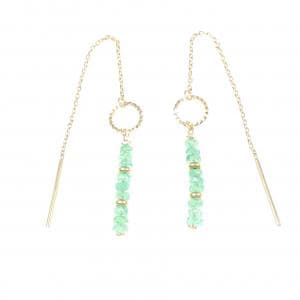 K18YG エメラルド ピアス 1.00CT