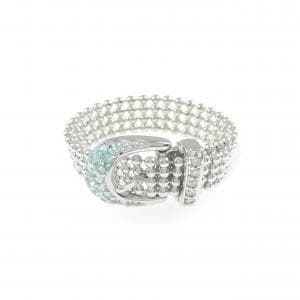 K18WG トルマリン リング 0.13CT