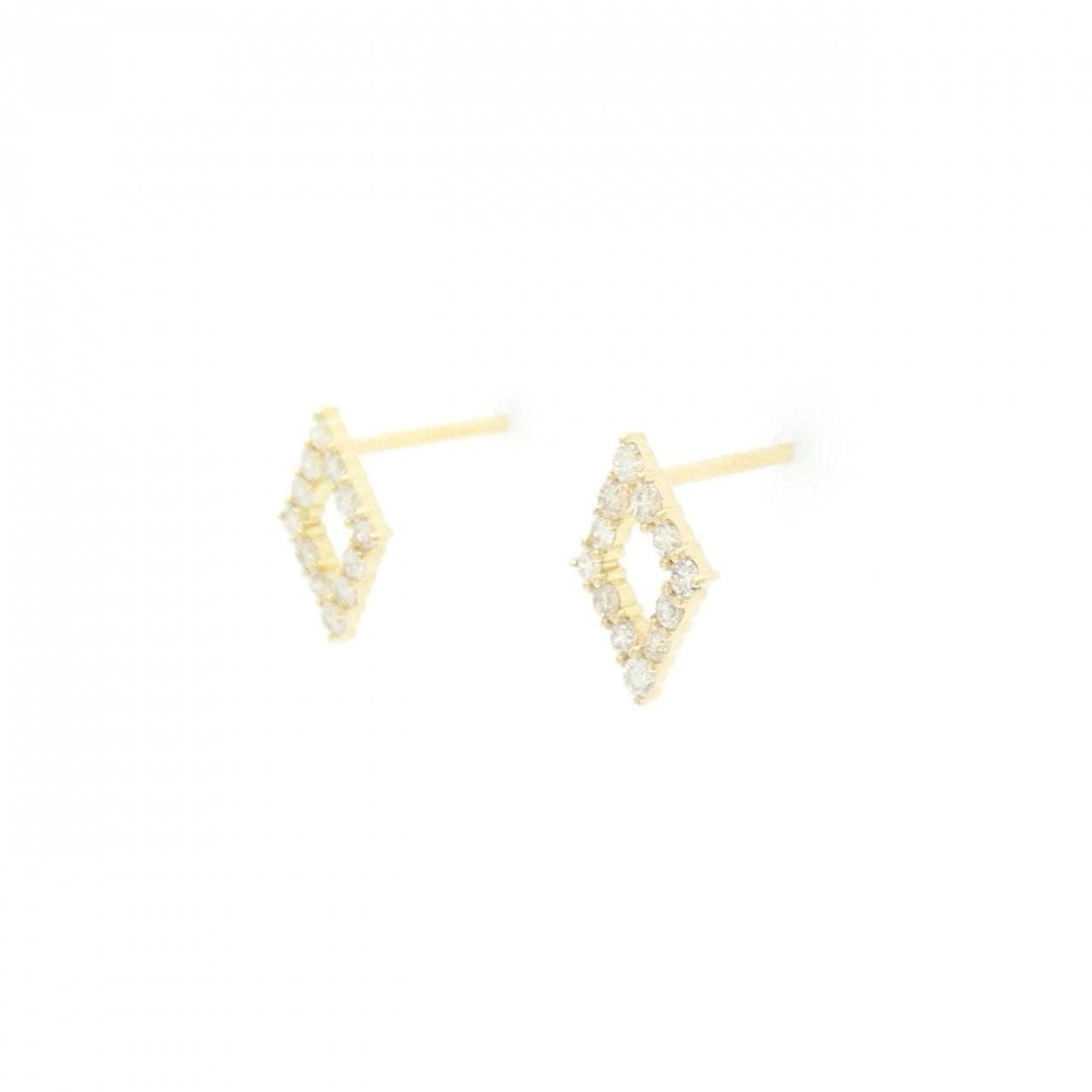 【リメイク】K18YG ダイヤモンド ピアス 0.20CT