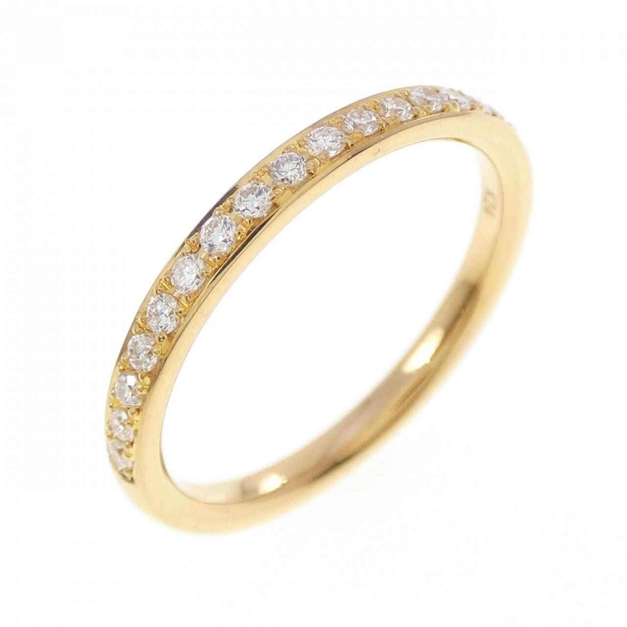 【リメイク】K24YG ハーフエタニティ ダイヤモンド リング 0.20CT