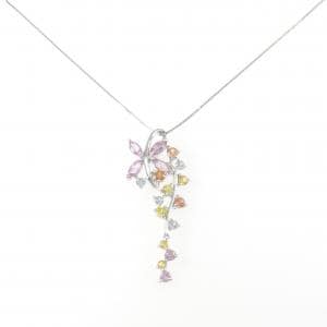 K18WG サファイヤ ネックレス 1.62CT