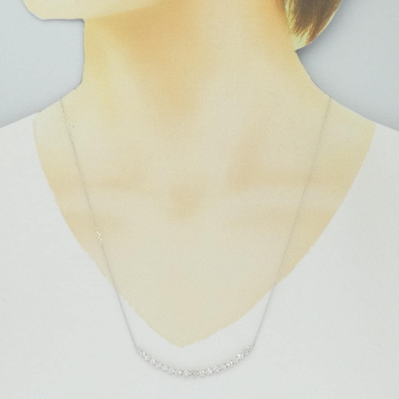 PT900/PT850 ダイヤモンド ネックレス 1.00CT
