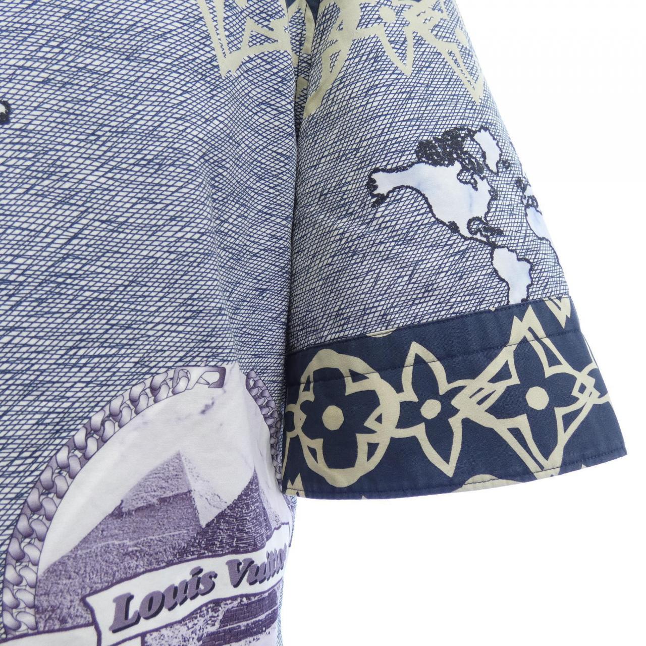 ルイヴィトン LOUIS VUITTON LVワックスショートスリーブシャツ HLS72WFS8 S/Sシャツ