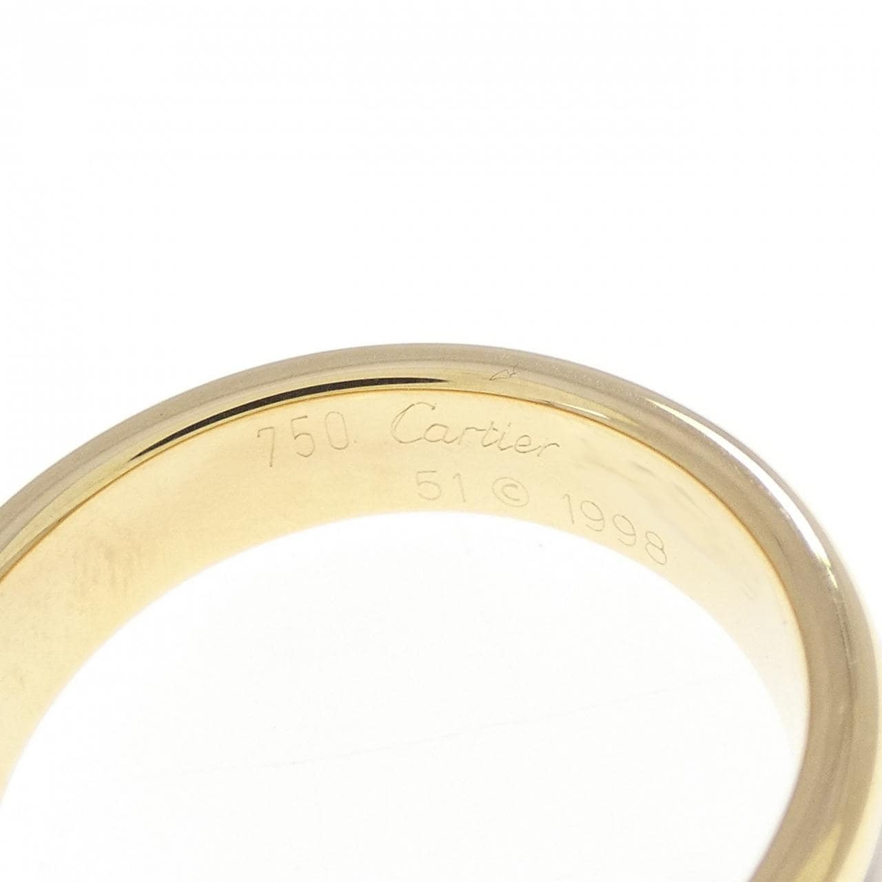 カルティエ スリーカラーウェディング リング
