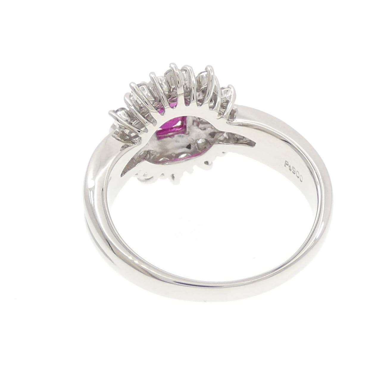 PT900 ルビー リング 0.59CT