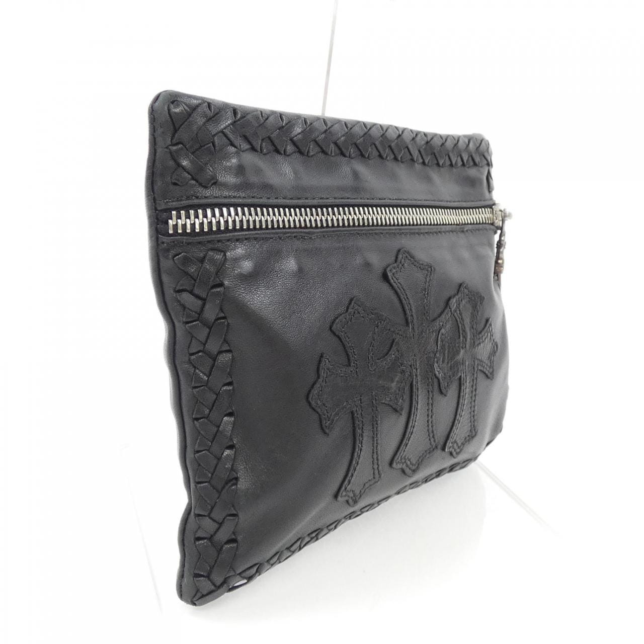 クロムハーツ CHROME HEARTS 3セメタリー クロスパッチ POUCH