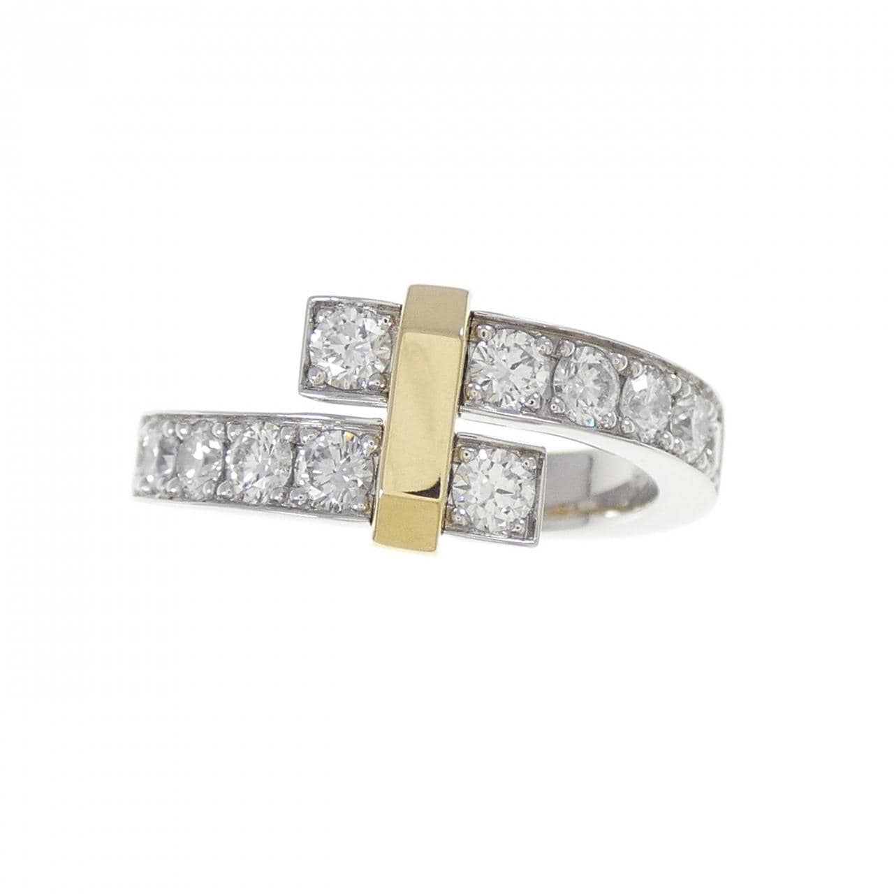 ティファニー バイパス ワイド リング 0.93CT