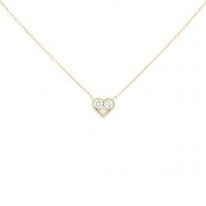 ポンテヴェキオ ハート ダイヤモンド ネックレス 0.16CT