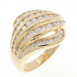 K18YG ダイヤモンド リング 1.00CT