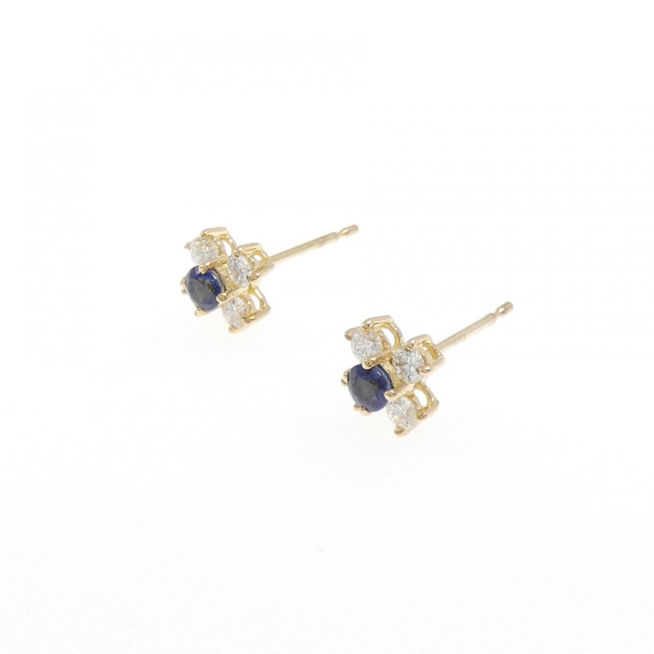 K18YG サファイヤ ピアス