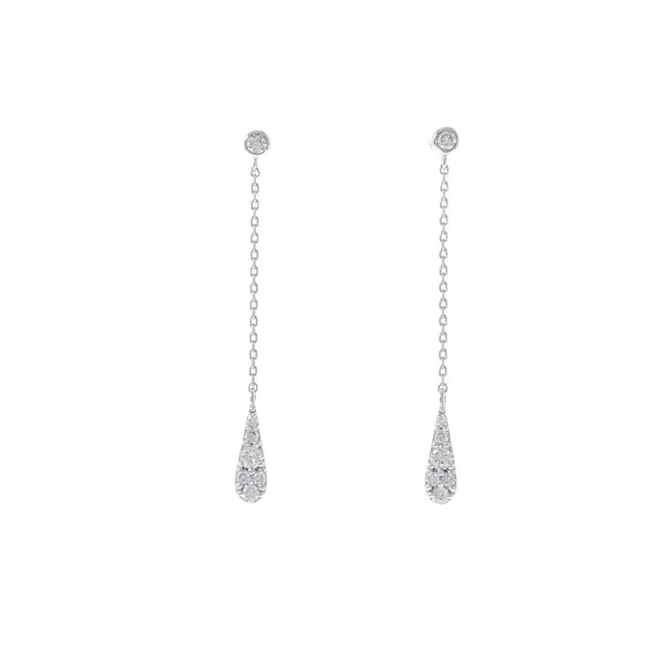 ポンテヴェキオ ダイヤモンド ピアス 0.18CT