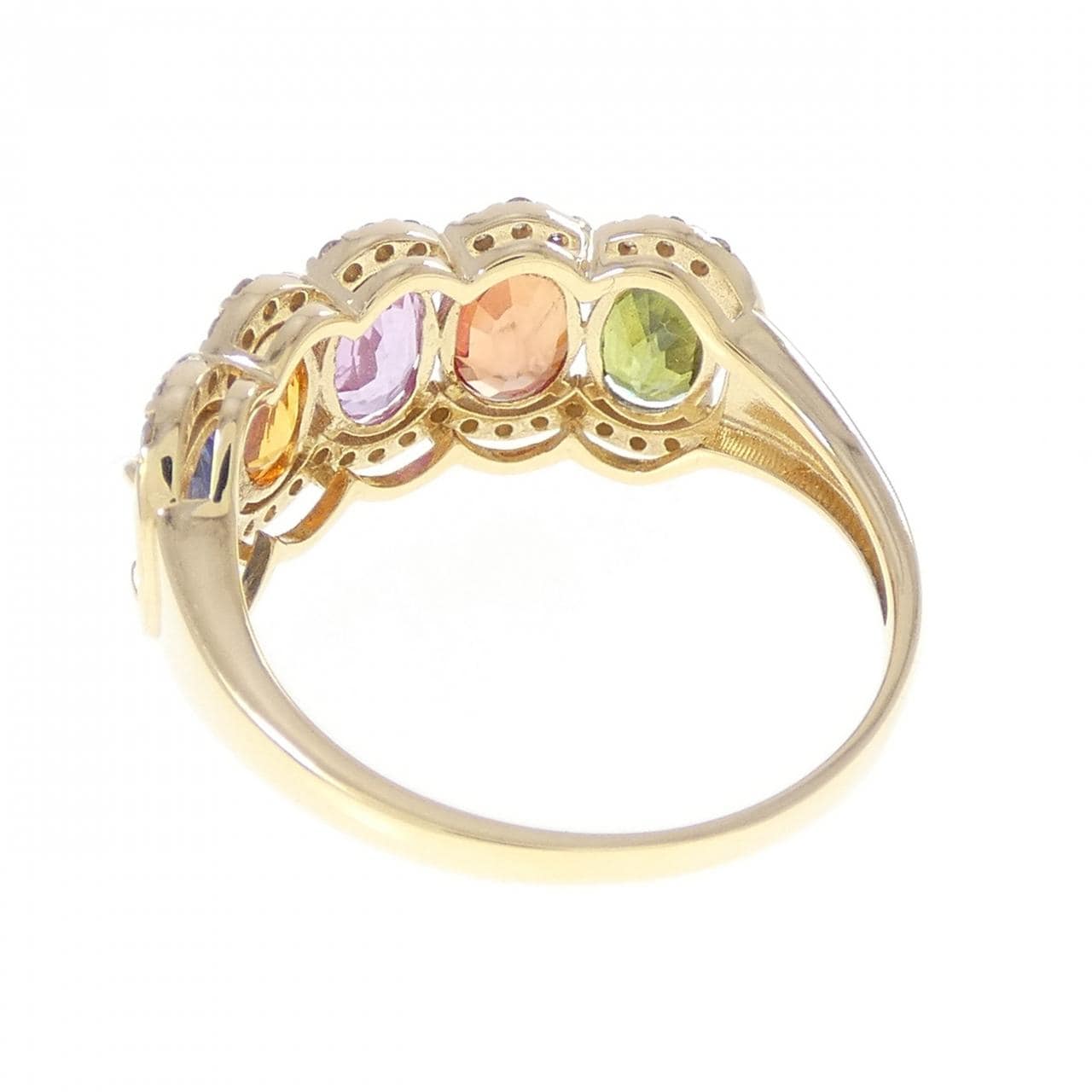 K18YG サファイヤ リング 3.00CT