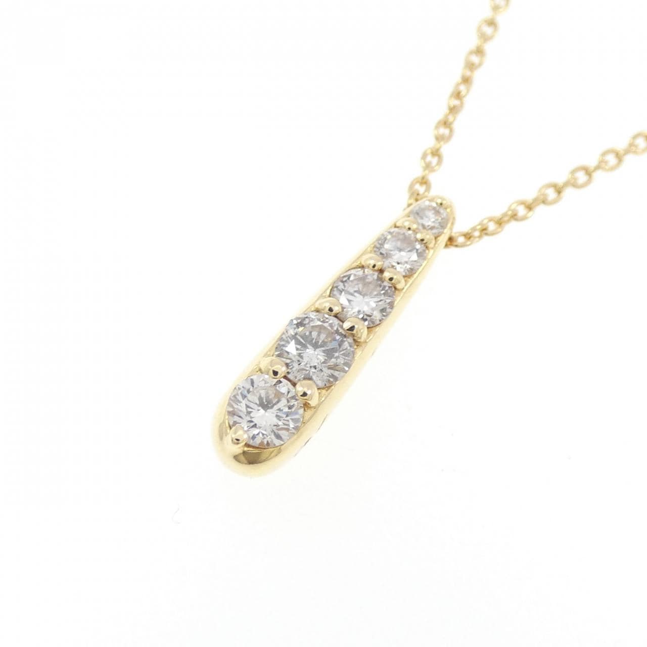 K18YG ダイヤモンド ネックレス 0.30CT