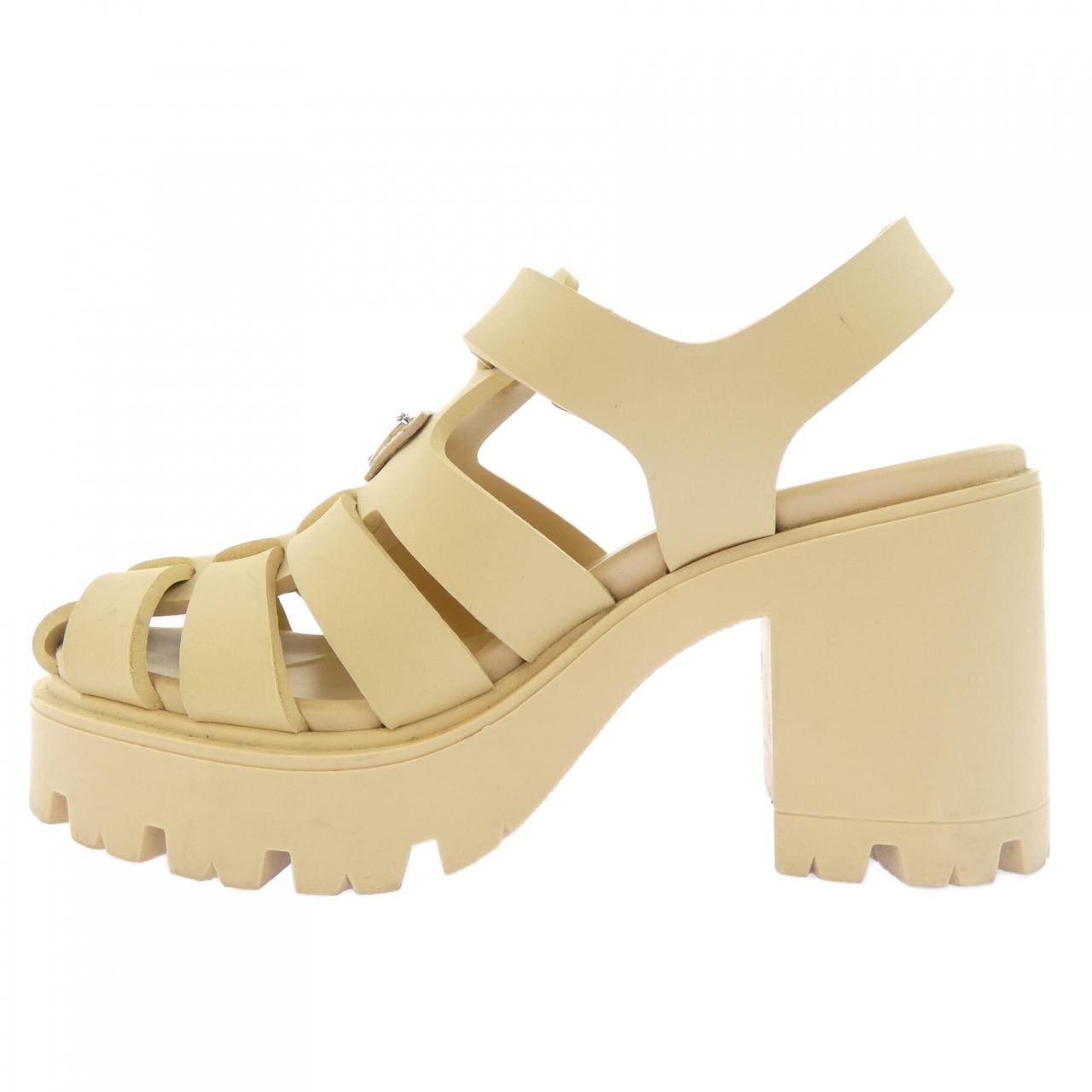 プラダ PRADA プラットフォームサンダル トライングルロゴ 1X2670 サンダル