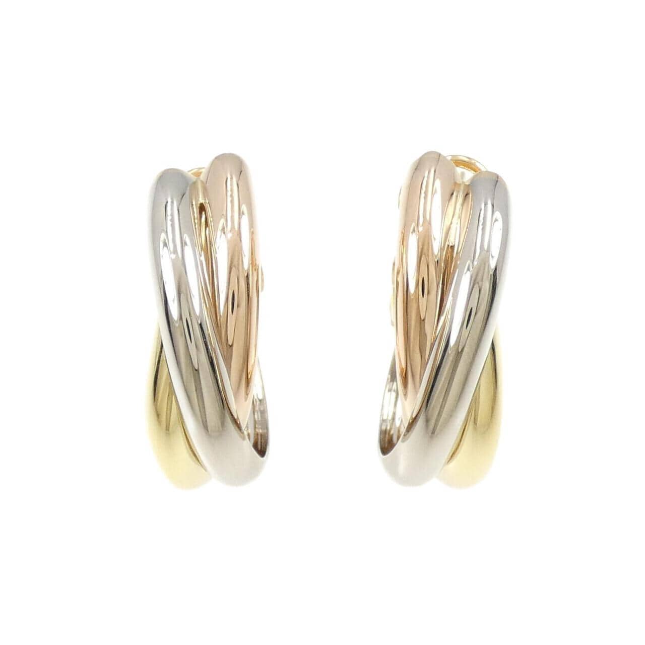 Cartier Trinity oval earrings