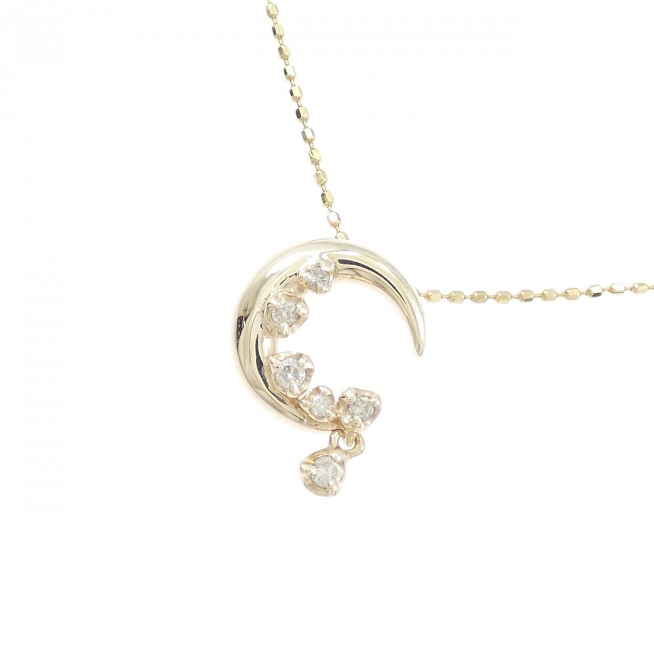 K10YG ダイヤモンド ネックレス 0.07CT
