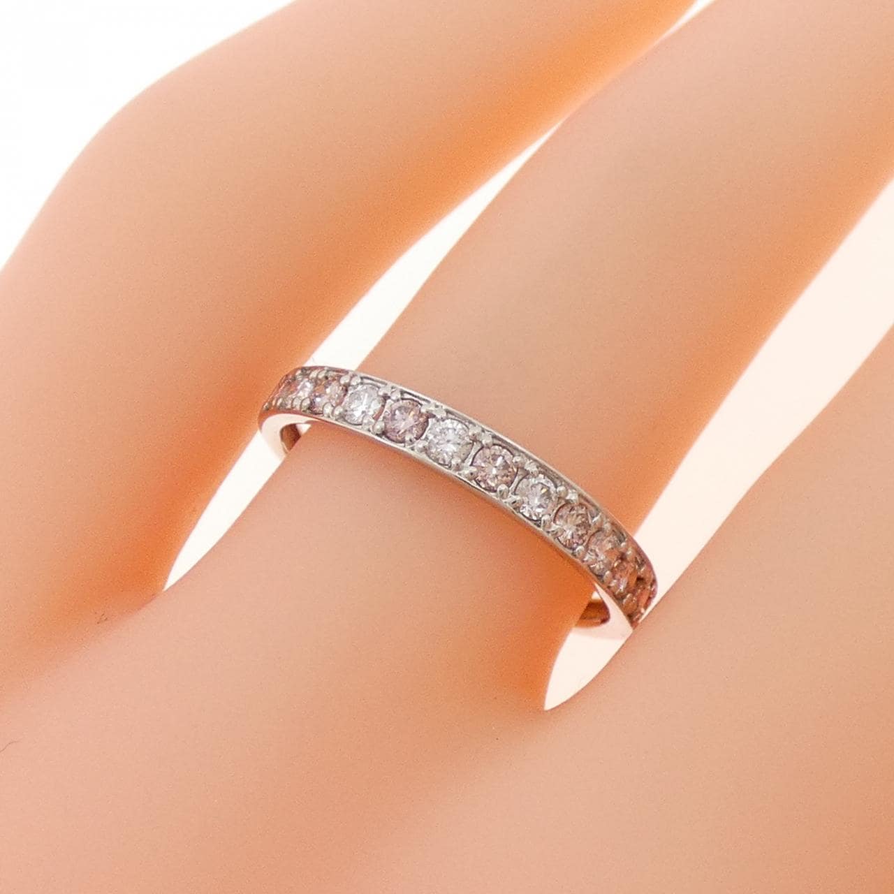 PT950 ピンクダイヤモンド リング 0.15CT