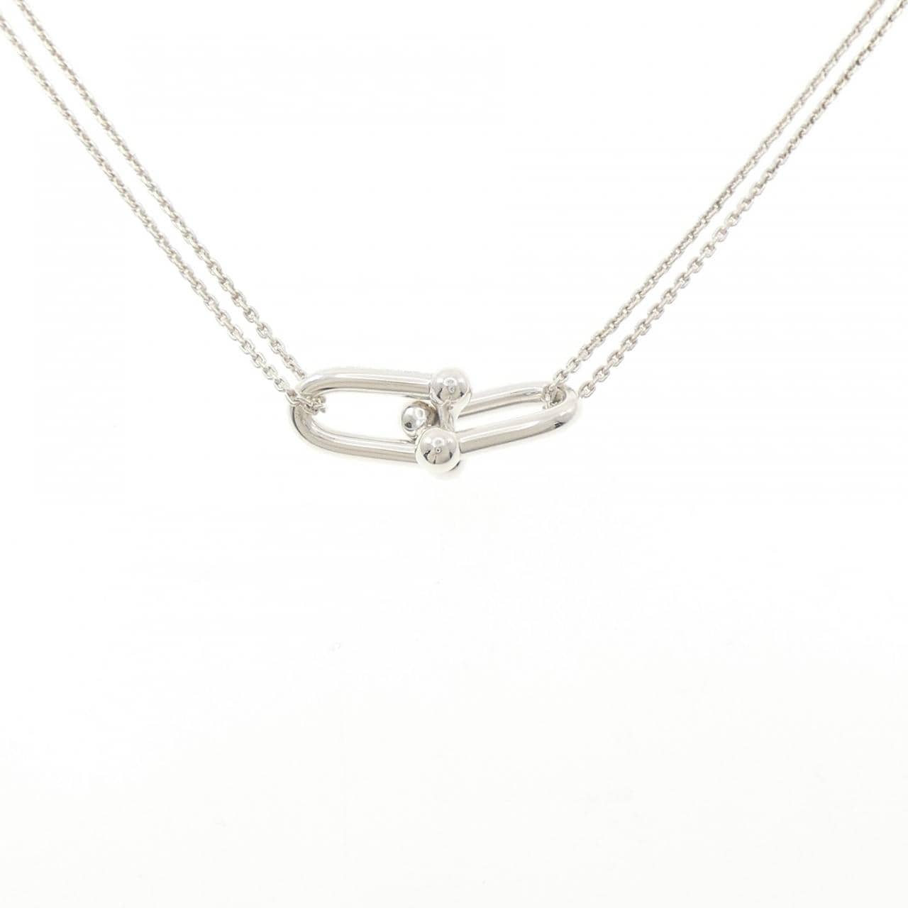 ティファニー ハードウェア ラージ ダブル リンク ネックレス