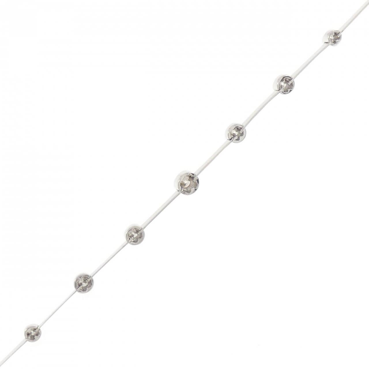 K18WG ダイヤモンド ブレスレット 0.50CT