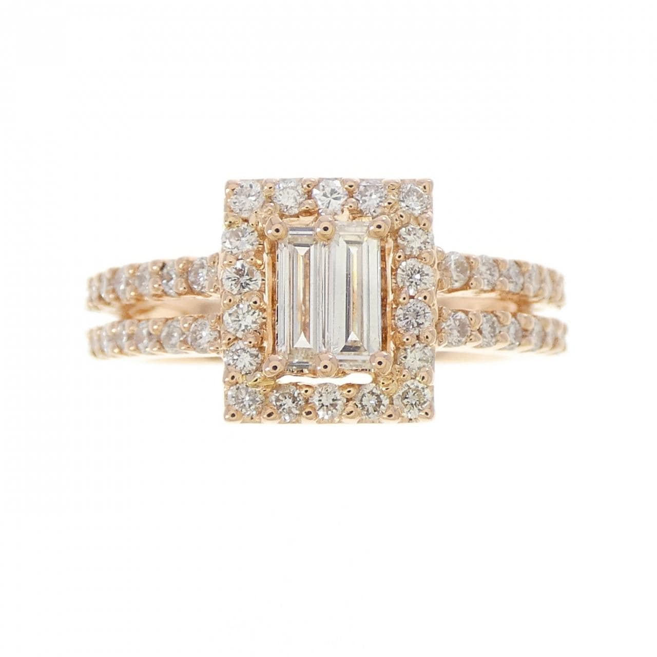 750PG ダイヤモンド リング 0.60CT