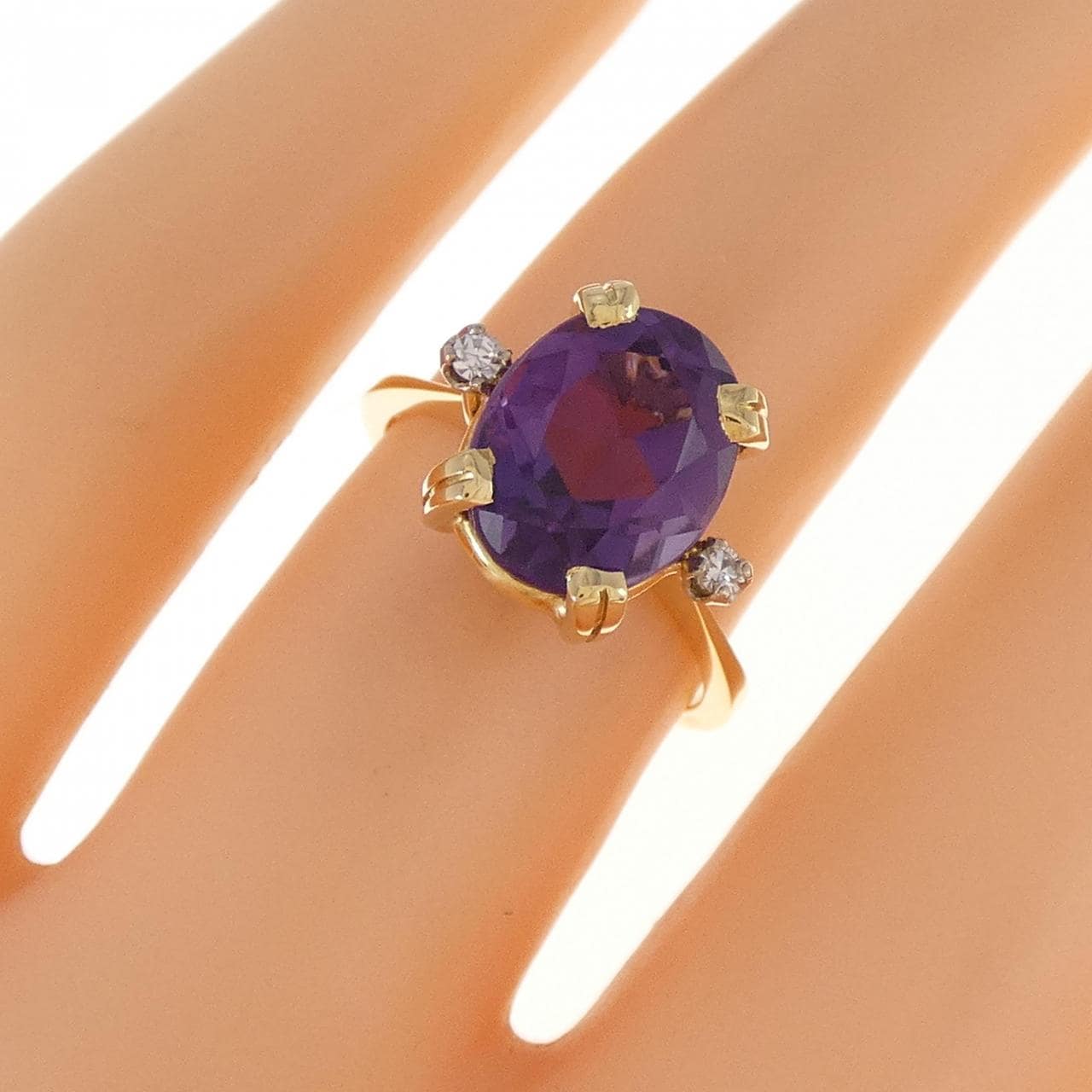 750YG Amethyst Ring 2.69CT