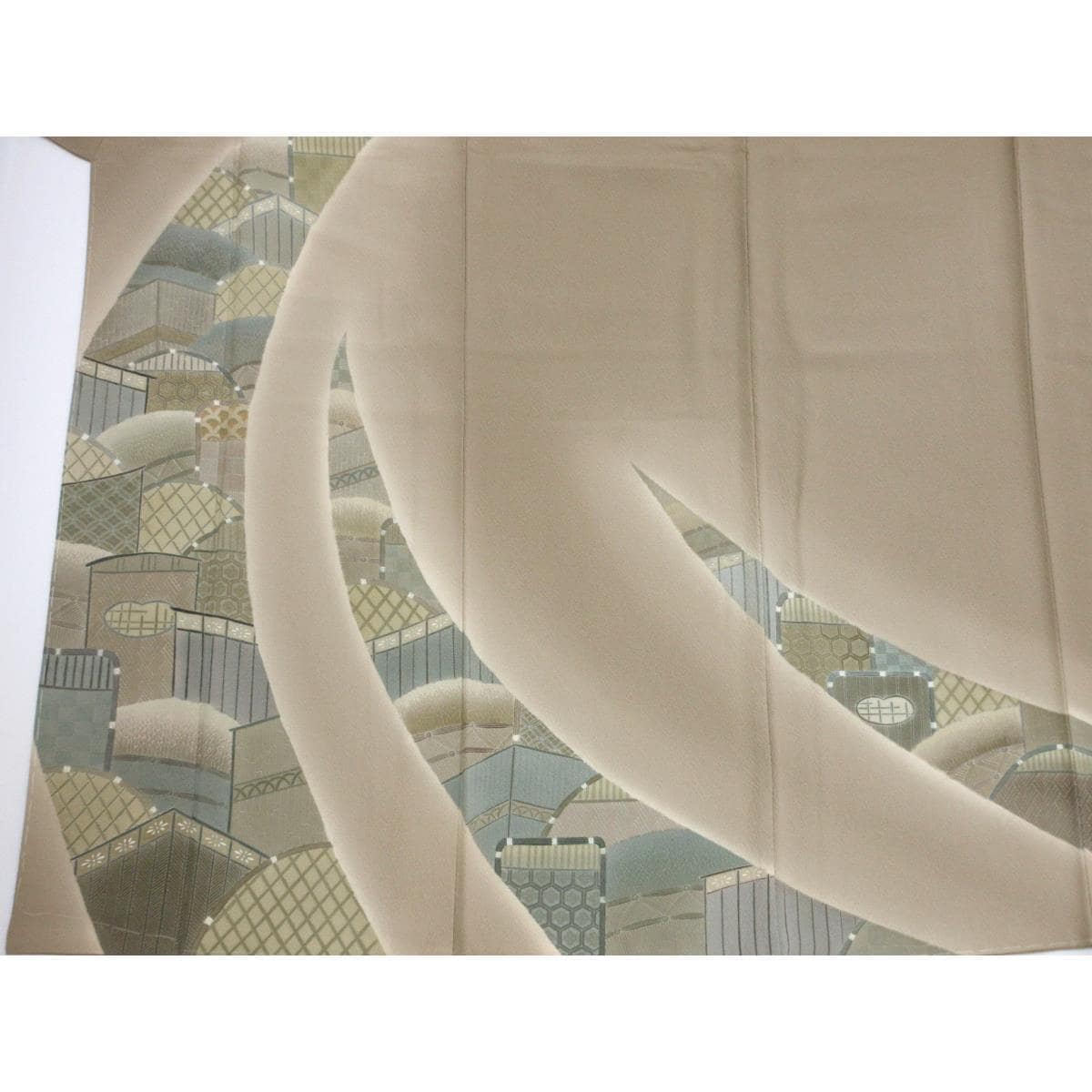 【未使用品】訪問着　友禅加工ボカシ染