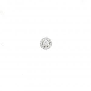 PT900 ダイヤモンド ピアス 0.18CT 片耳