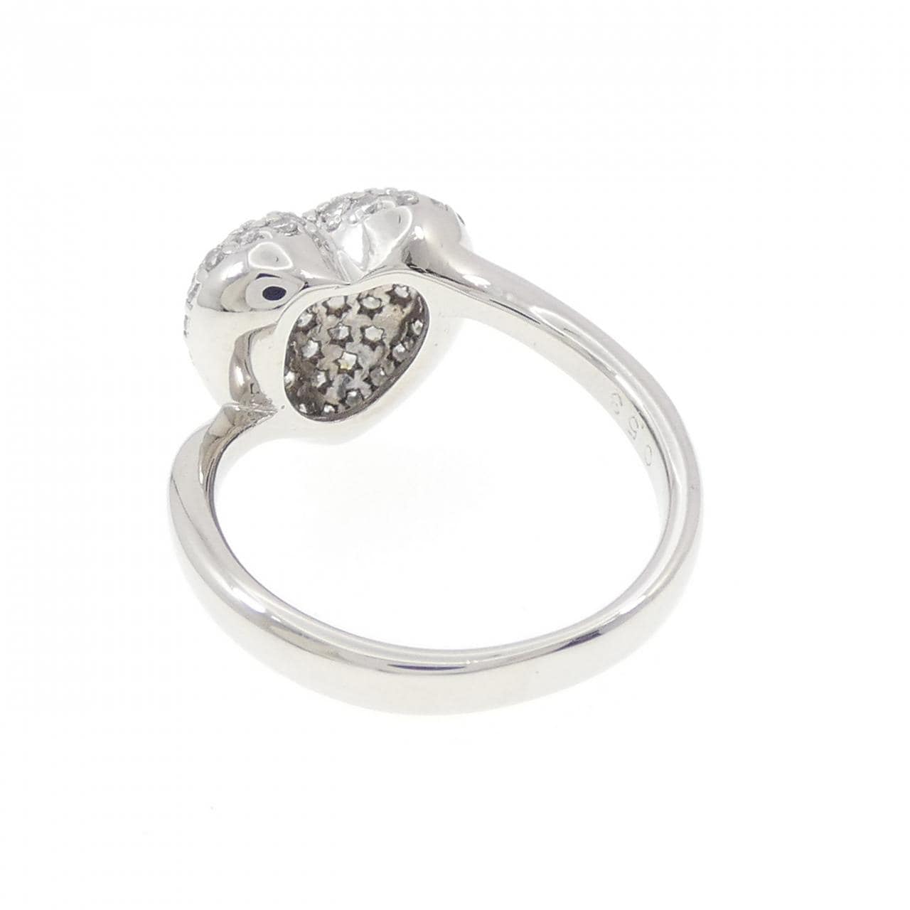 PT900 ハート ダイヤモンド リング 0.53CT