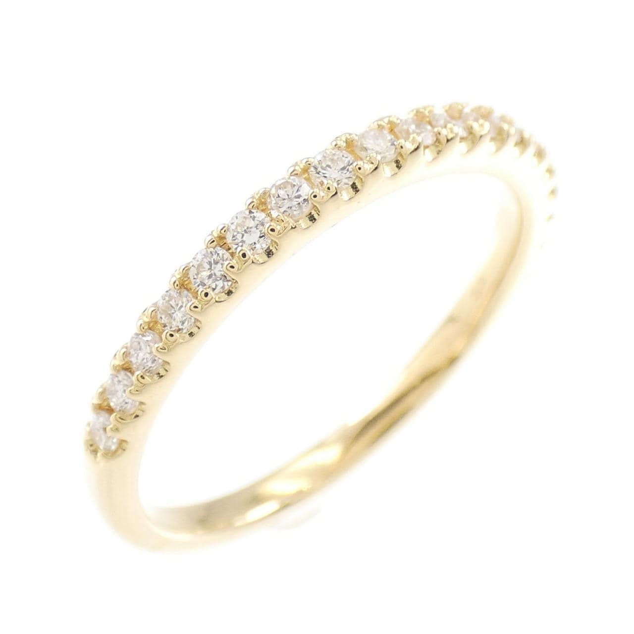 [Remake] K18YG Half Eternity Diamond Ring 0.20CT