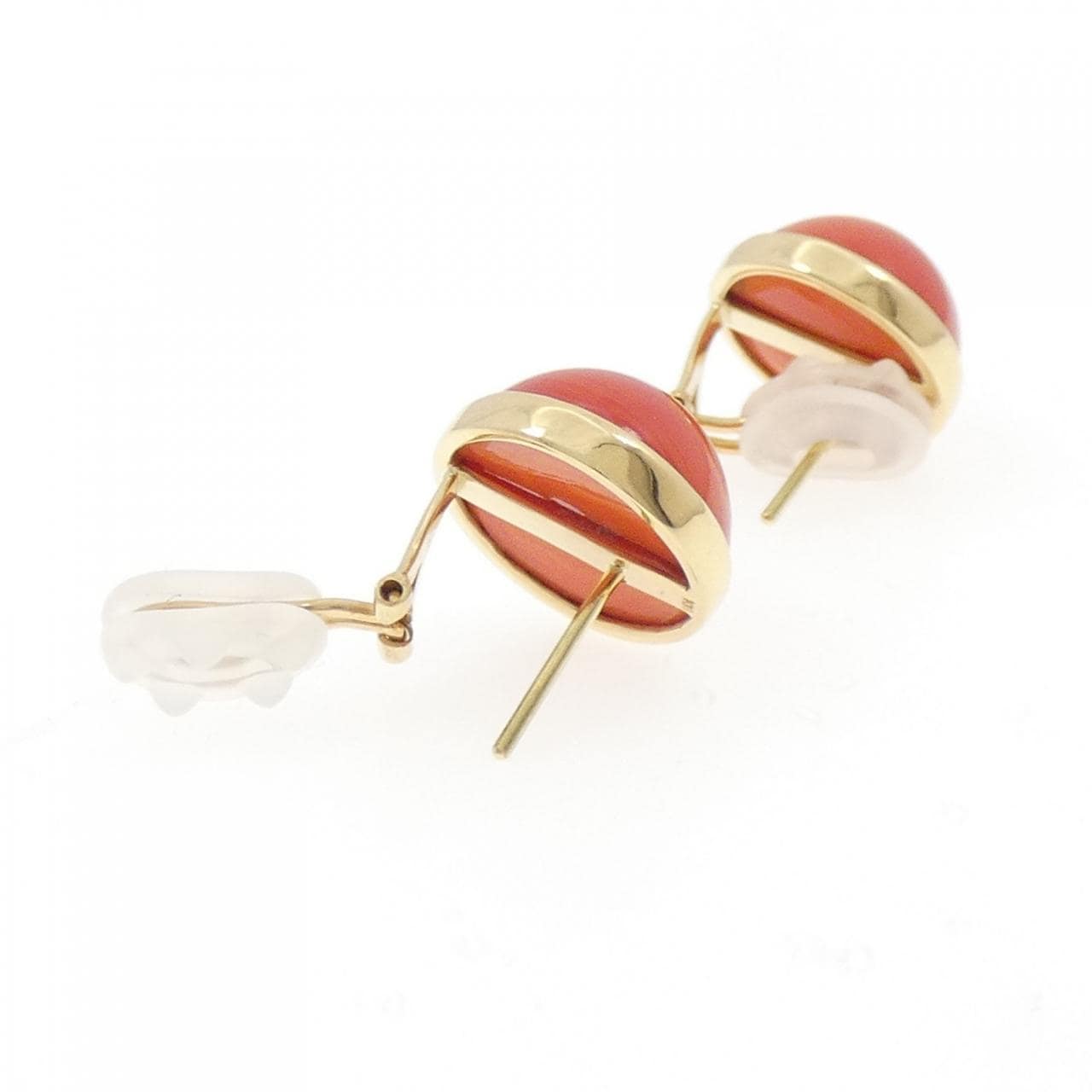 K18YG ガラス ピアス