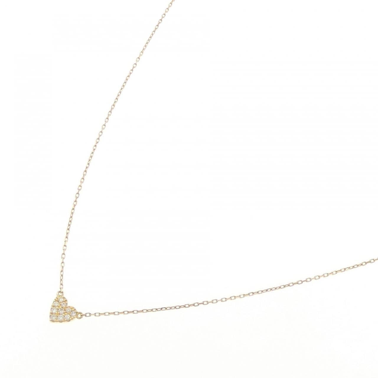 アーカー ハートパヴェ ネックレス 0.05CT