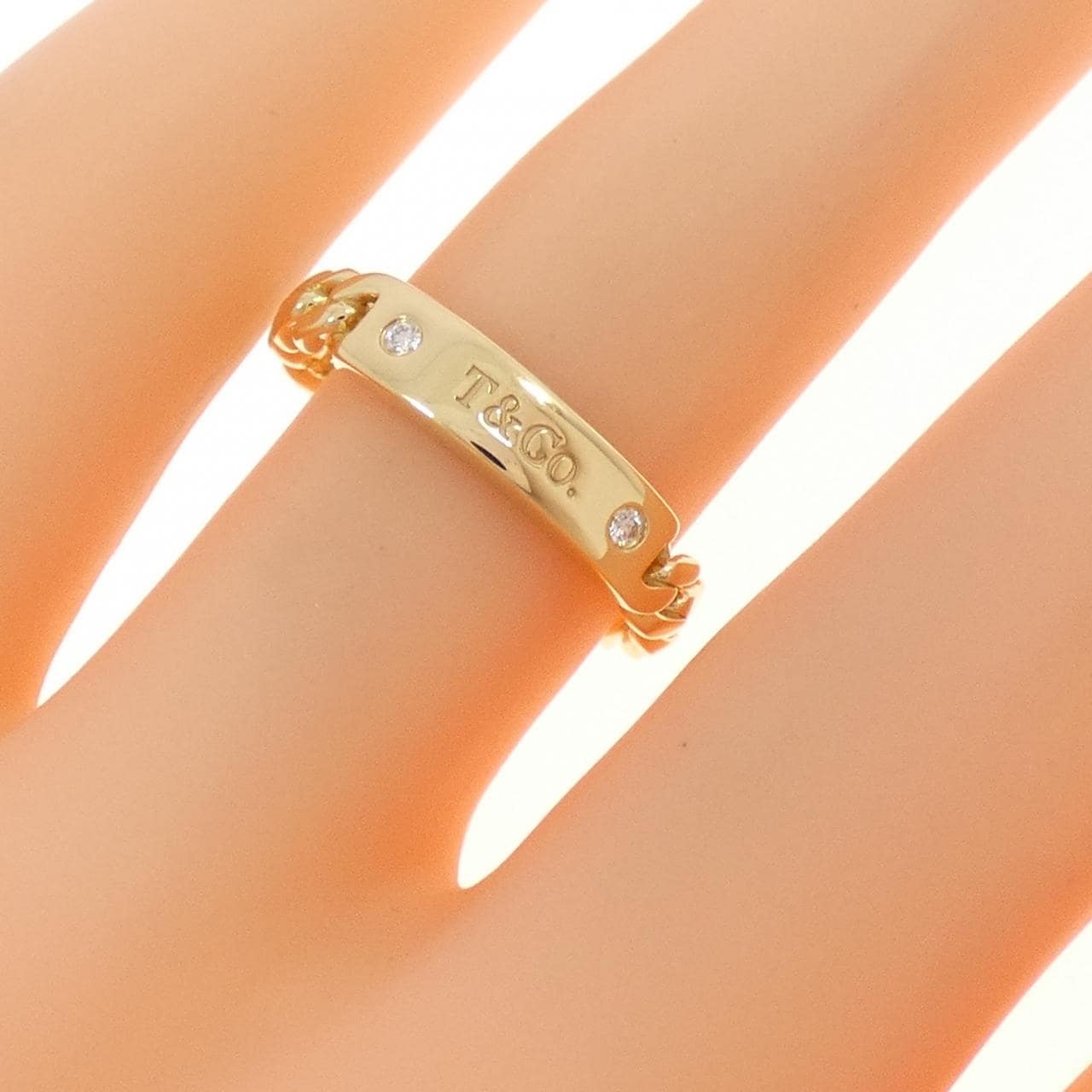 ティファニー マイクロ リンク リング