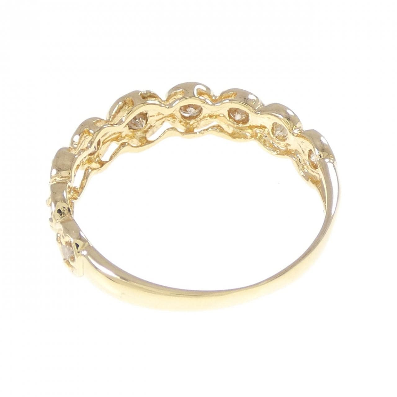 K18YG ダイヤモンド リング 0.5CT