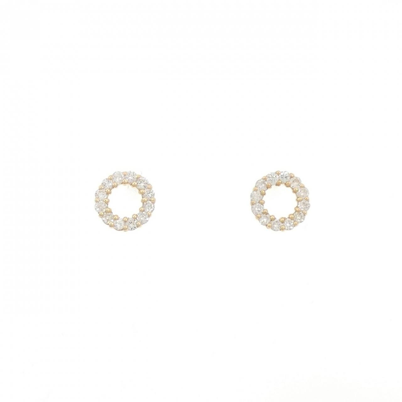 【リメイク】K18YG ダイヤモンド ピアス 0.20CT