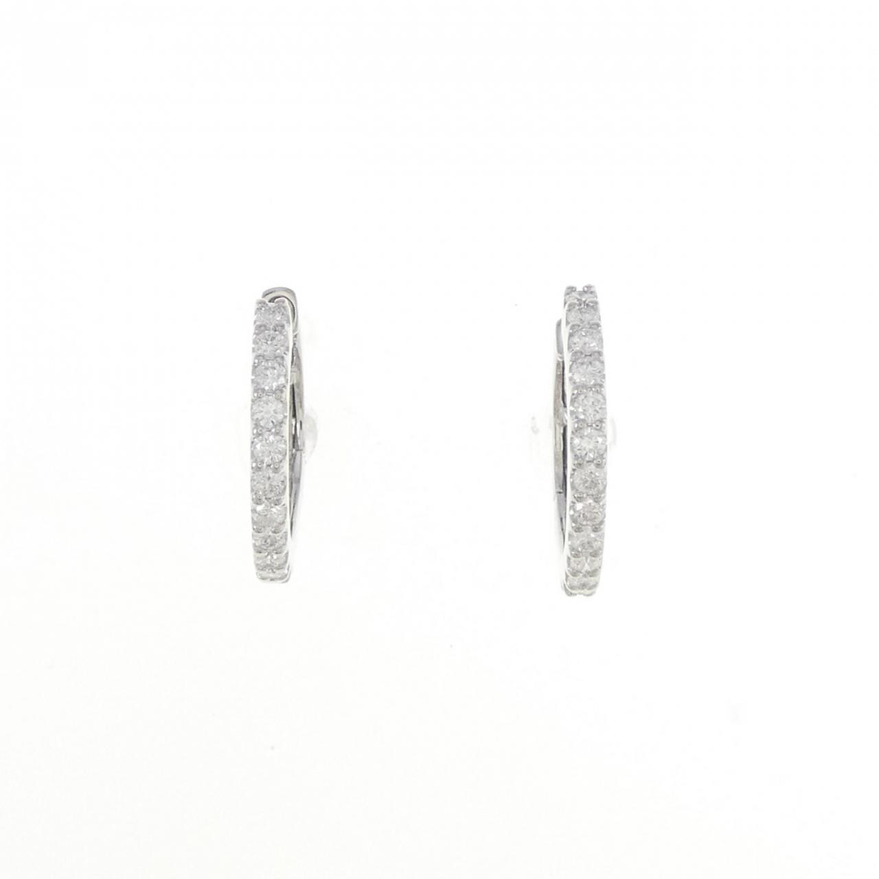 【新品】PT ダイヤモンド ピアス 0.40CT