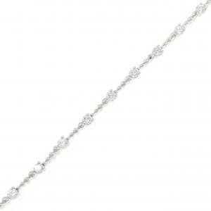 K18WG ダイヤモンド ブレスレット 0.92CT