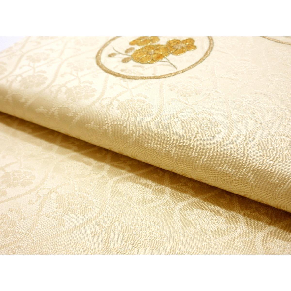 名古屋帯　刺繍加工