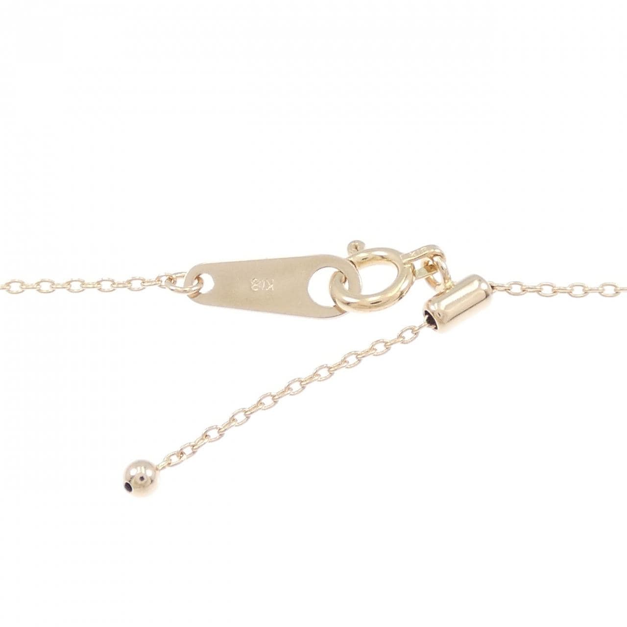 K18PG ダイヤモンド ネックレス 0.16CT