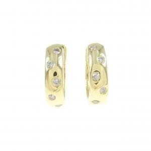 K18YG ダイヤモンド ピアス 0.12CT
