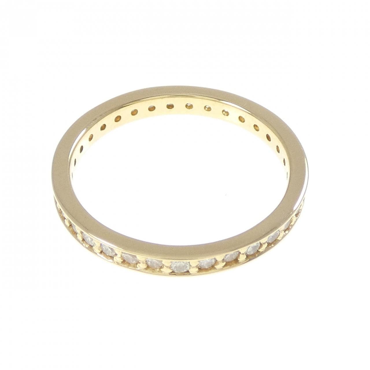 K18YG フルエタニティ ダイヤモンド リング 0.52CT