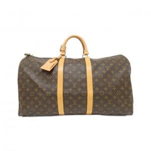 LOUIS VUITTON Monogram Keepall 55 公分 M41424 波士頓包