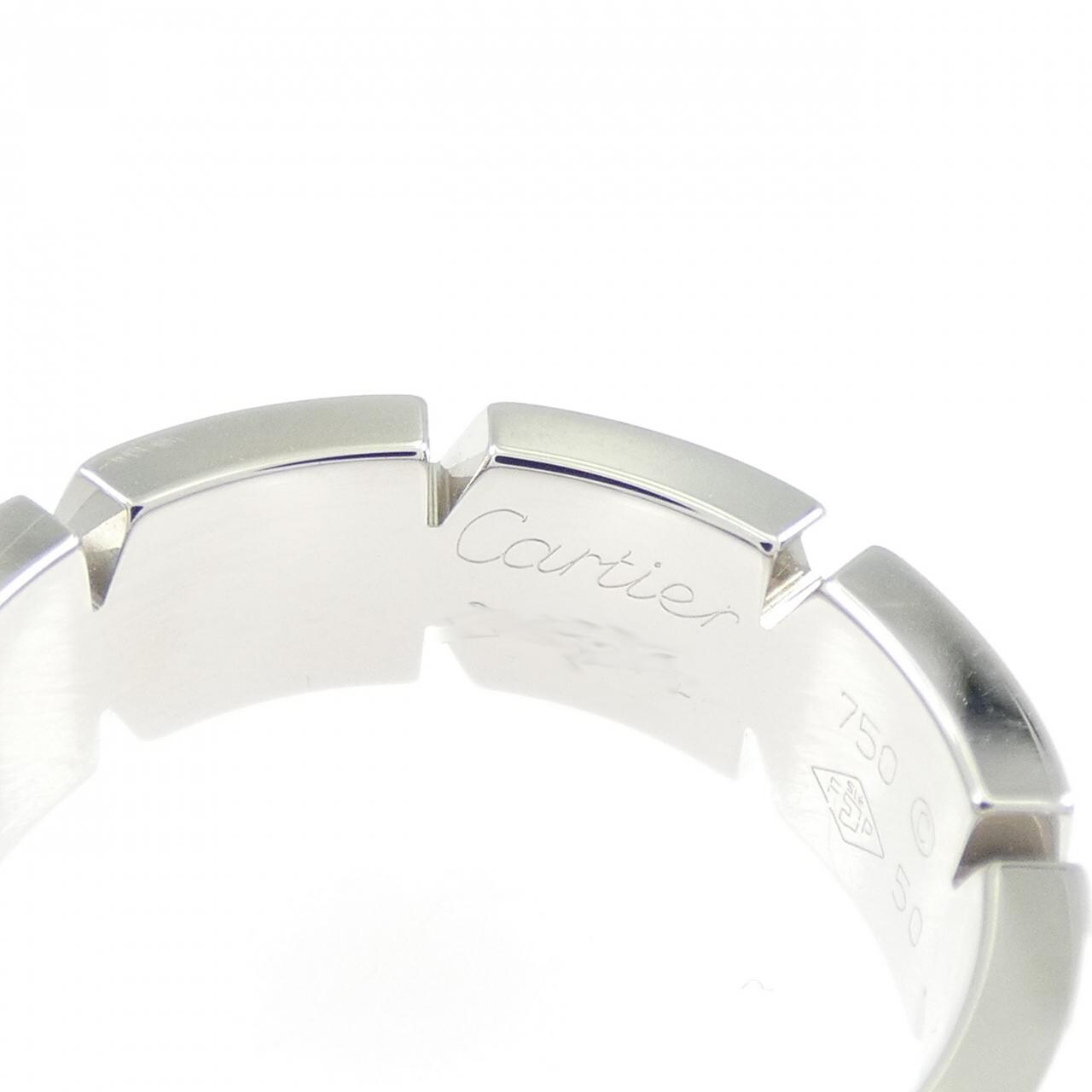 カルティエ タンクフランセーズ ハーフダイヤ リング