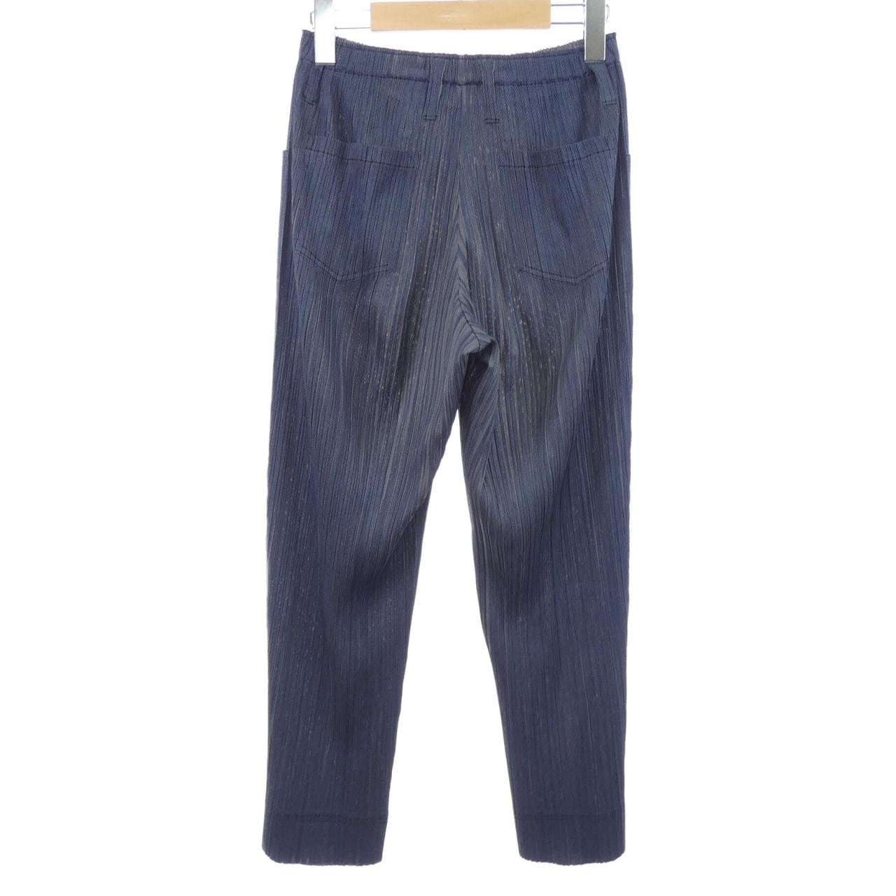 プリーツプリーズ PLEATS PLEASE 2011 デニム転写プリント PP13-JF584 7566082 パンツ