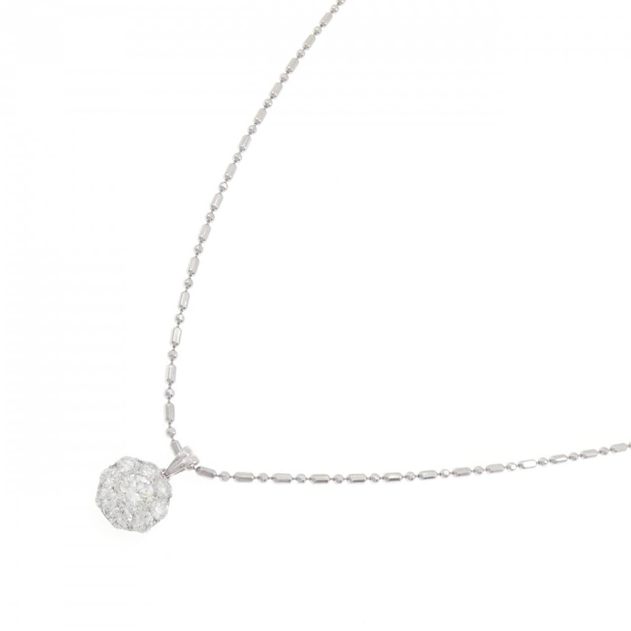 PT900/PT850 ダイヤモンド ネックレス 0.383CT