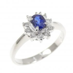 PT900 サファイヤ リング 0.40CT
