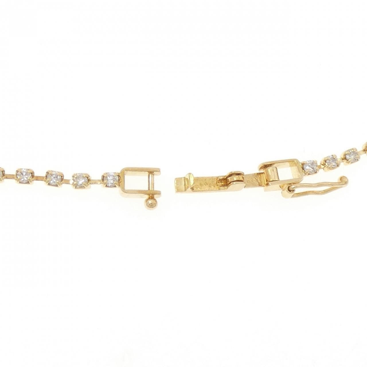 K18YG ダイヤモンド ブレスレット 1.00CT