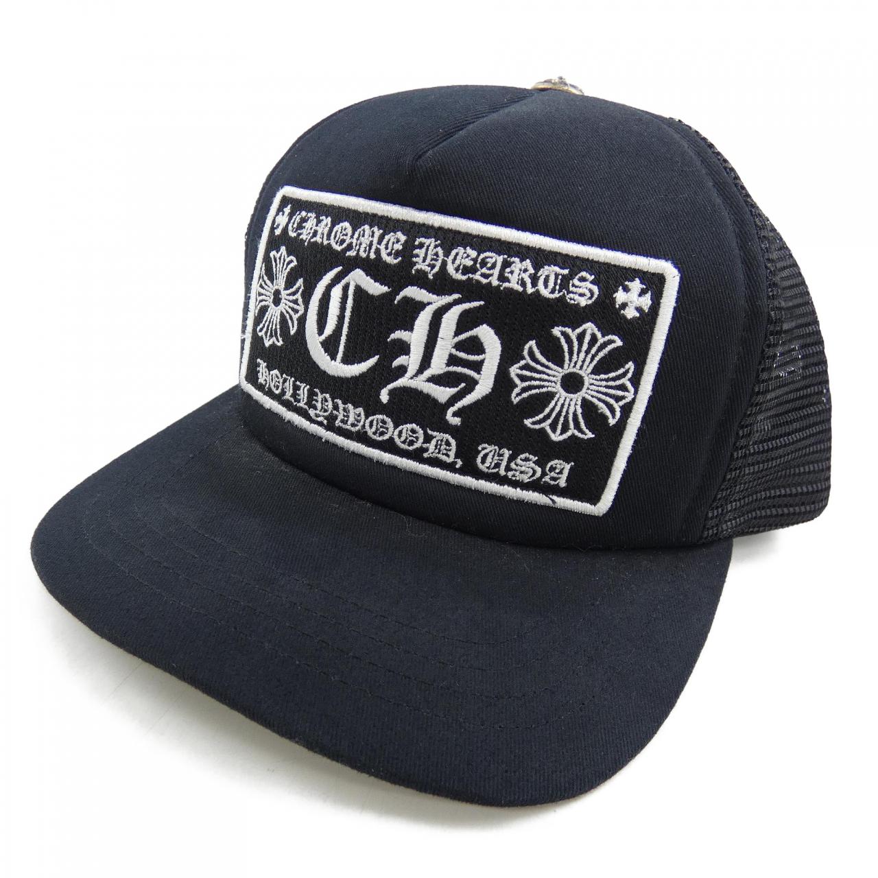 クロムハーツ CHROME HEARTS CH PATCH TRUCKER HOLLYWOOD USA 2238 304 3327 キャップ
